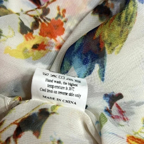 Y2K,vtg,MINT LIMIT  women XL, dress,sheer,chiffon type,bell ,tie,keyhole, NWT - Picture 8 of 15